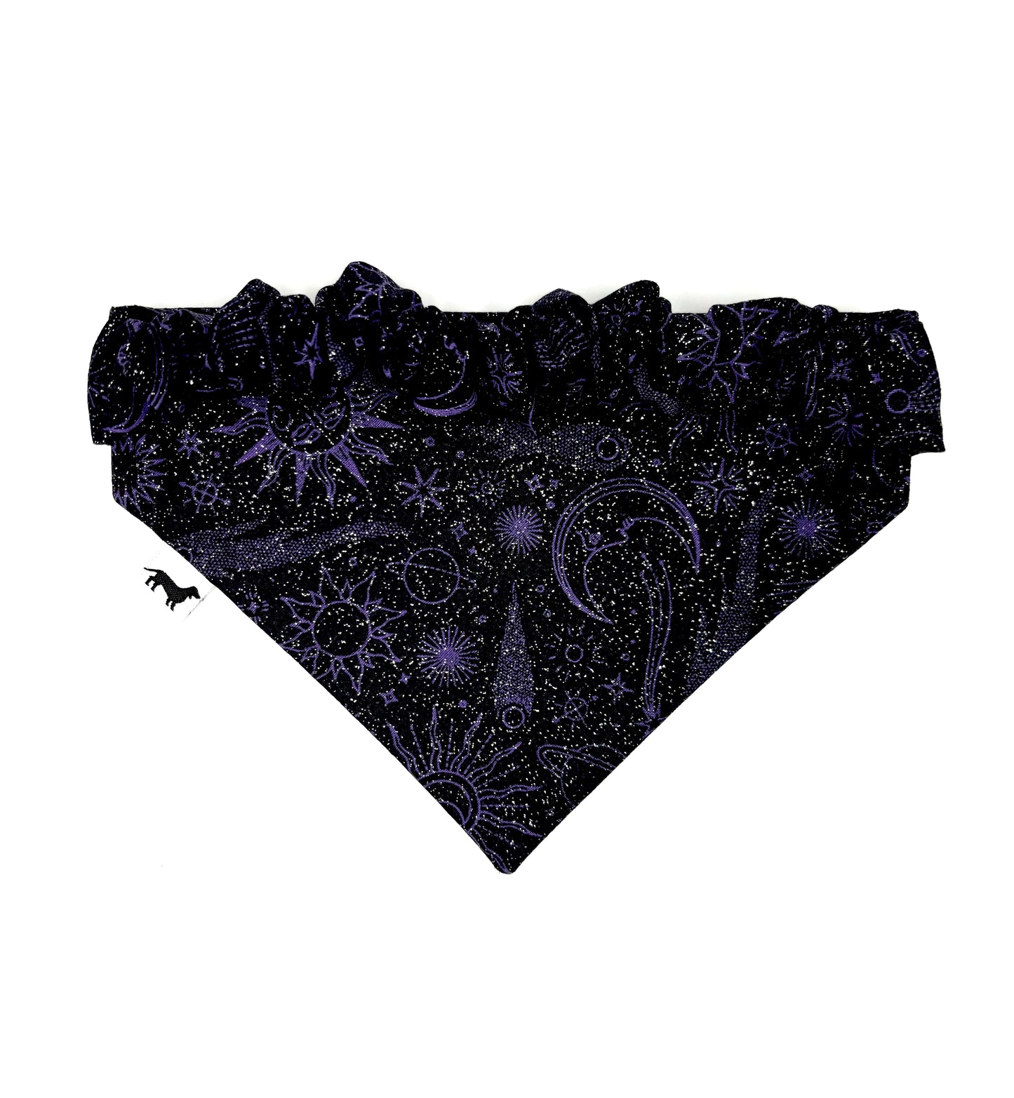 Twilight GLITTER Scrunchie Dog Bandana