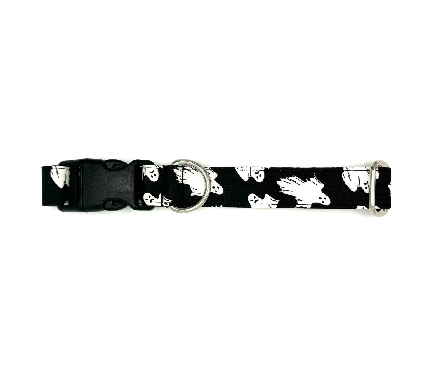 Peek-a-BOO Black Plastic Dog Collar