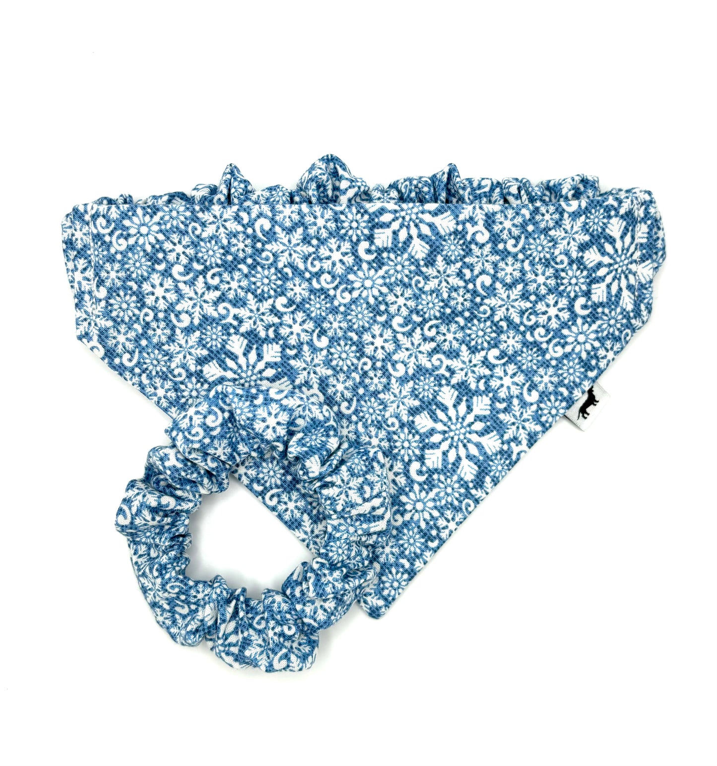 Let It Snow Scrunchie Dog Bandana