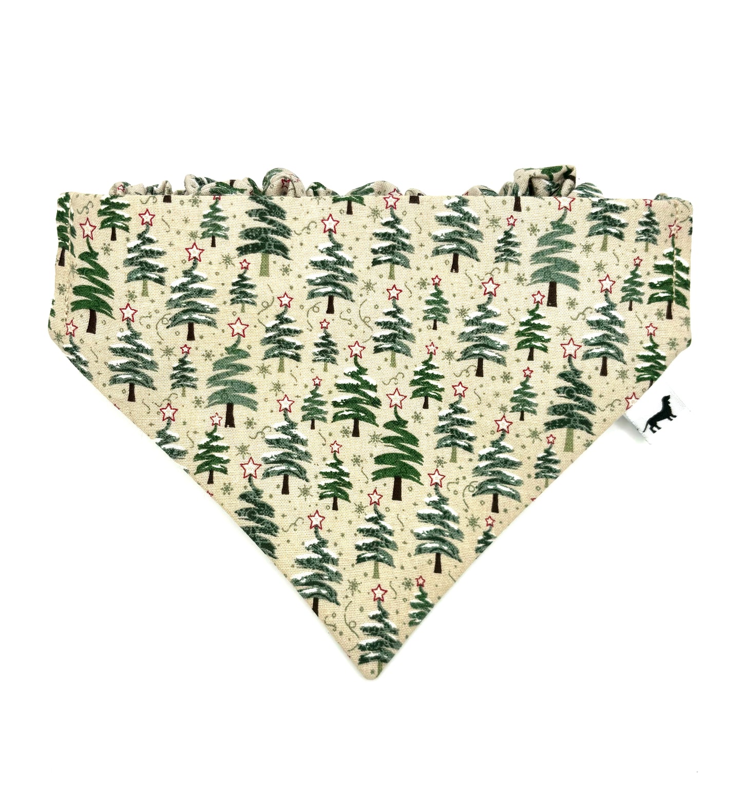 Christmas Tree Farm Scrunchie Dog Bandana