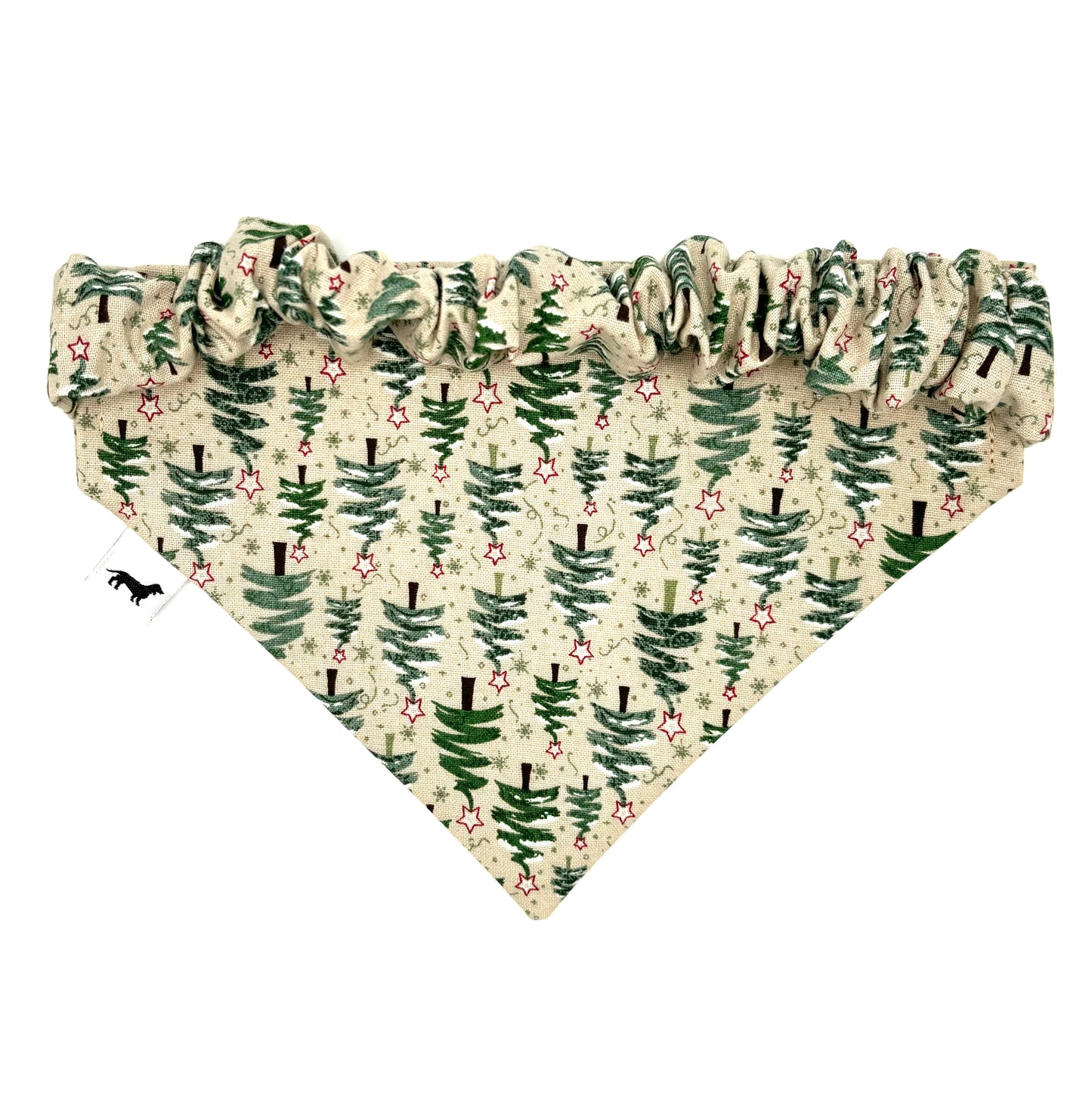 Christmas Tree Farm Scrunchie Dog Bandana