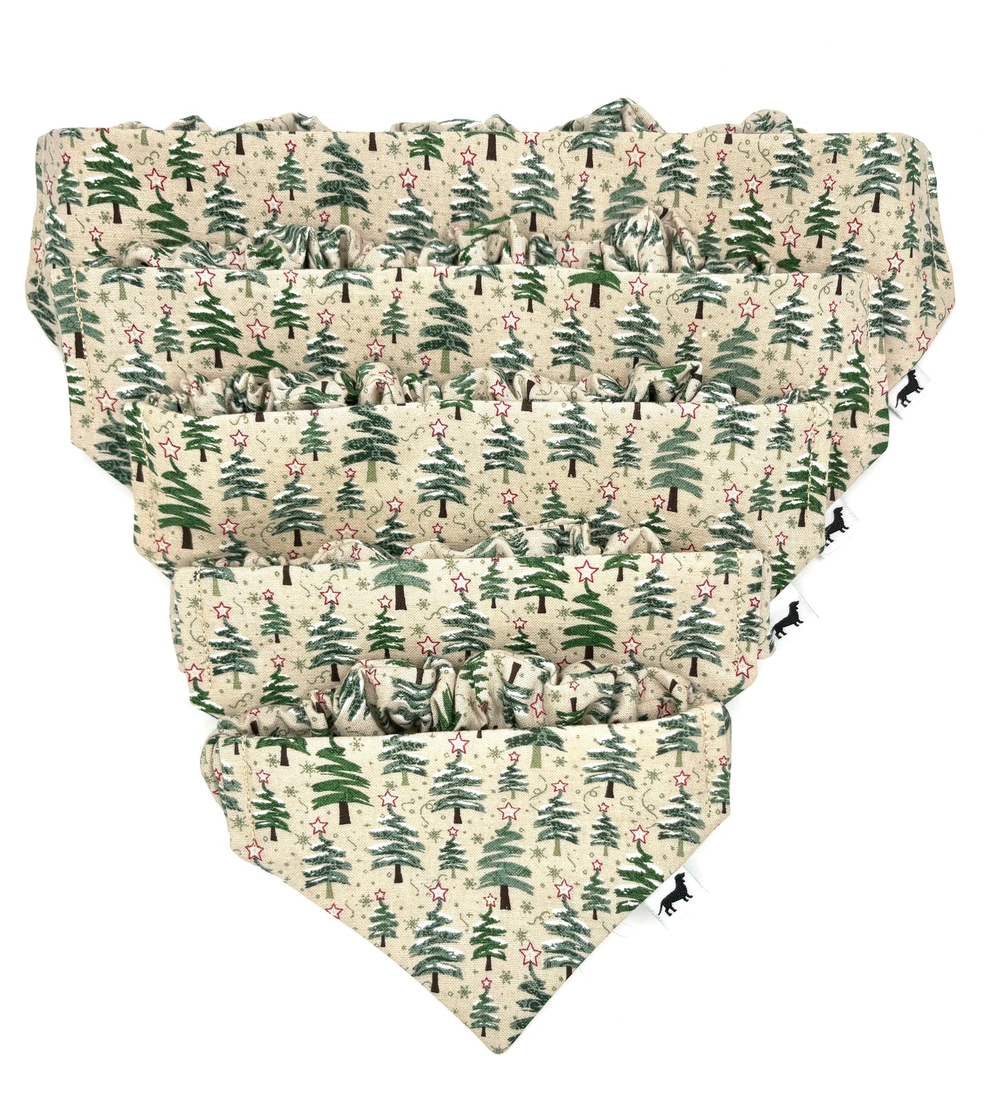 Christmas Tree Farm Scrunchie Dog Bandana