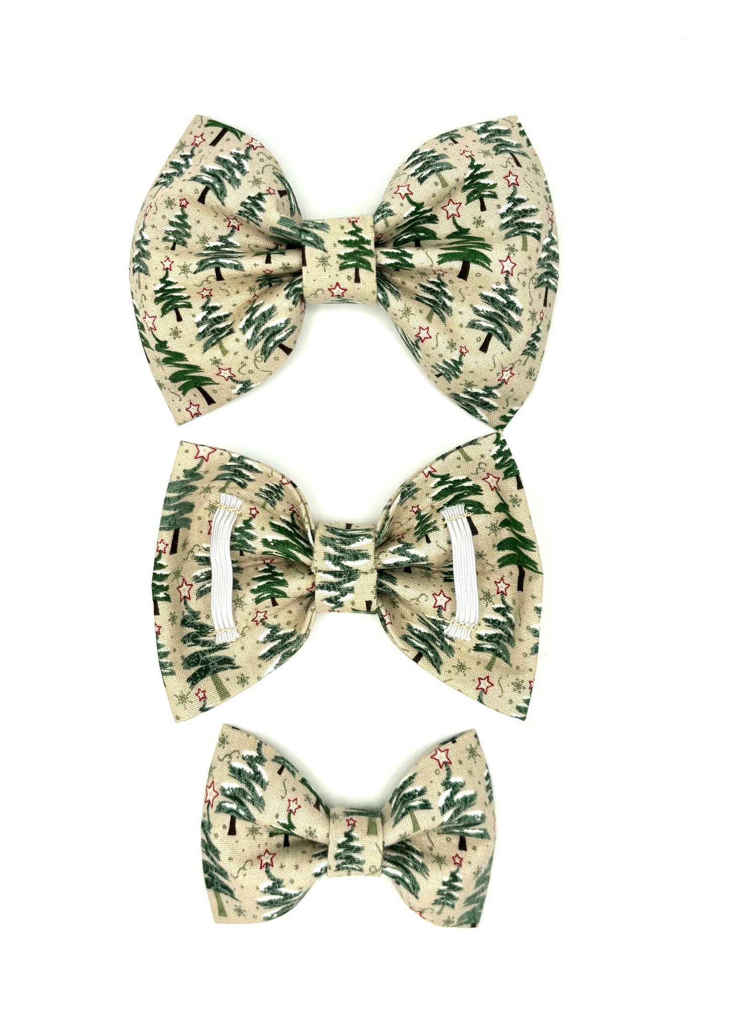Christmas Tree Farm Dog Bow Ties