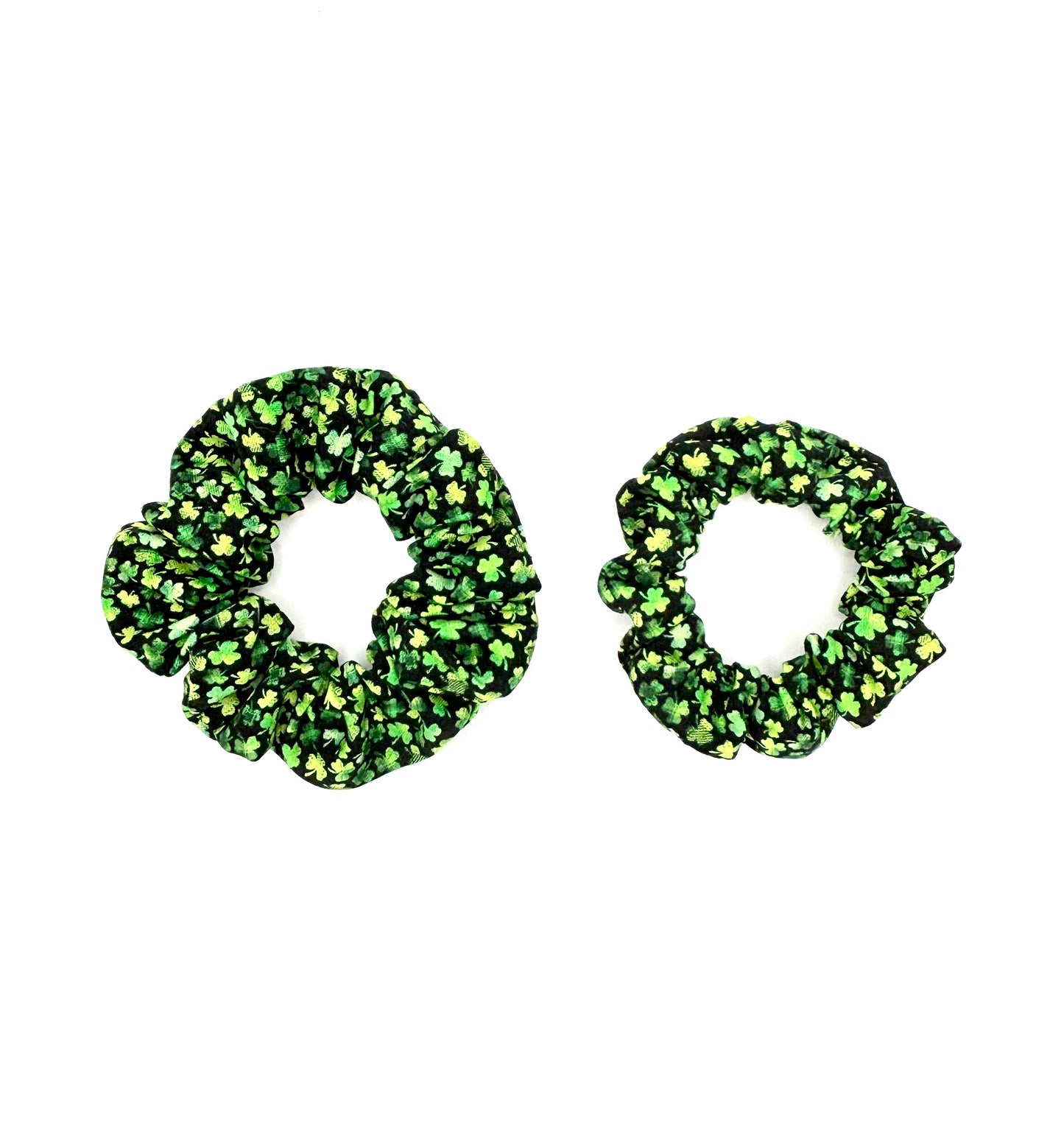 Clover Hair Scrunchie