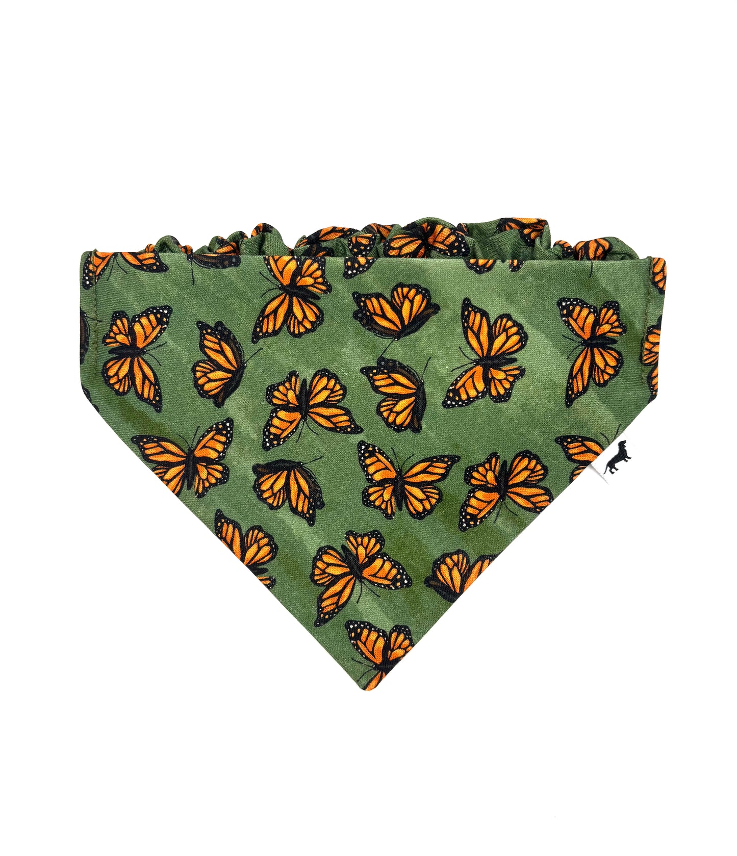 Monarch Butterfly Scrunchie Dog Bandana
