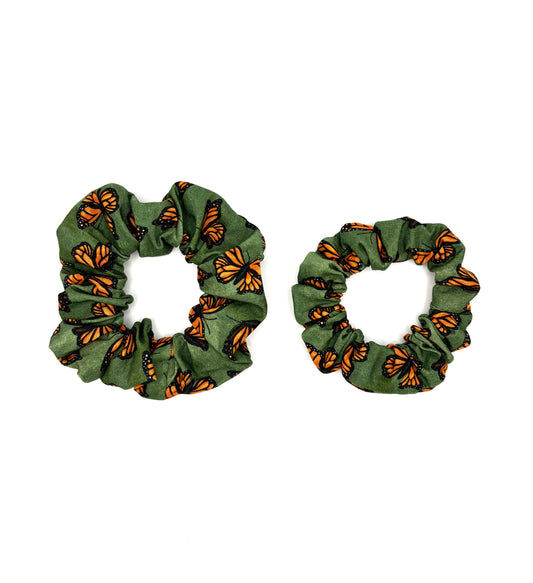 Monarch Butterfly Hair Scrunchie