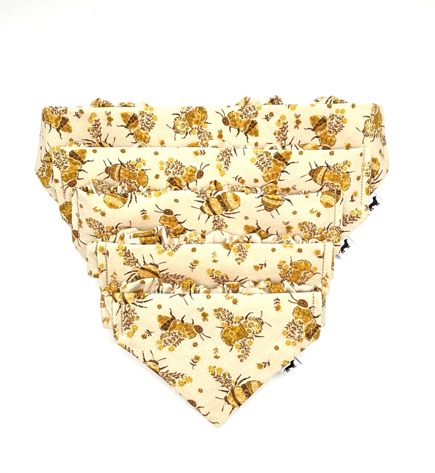 Honeybee Scrunchie Dog Bandana