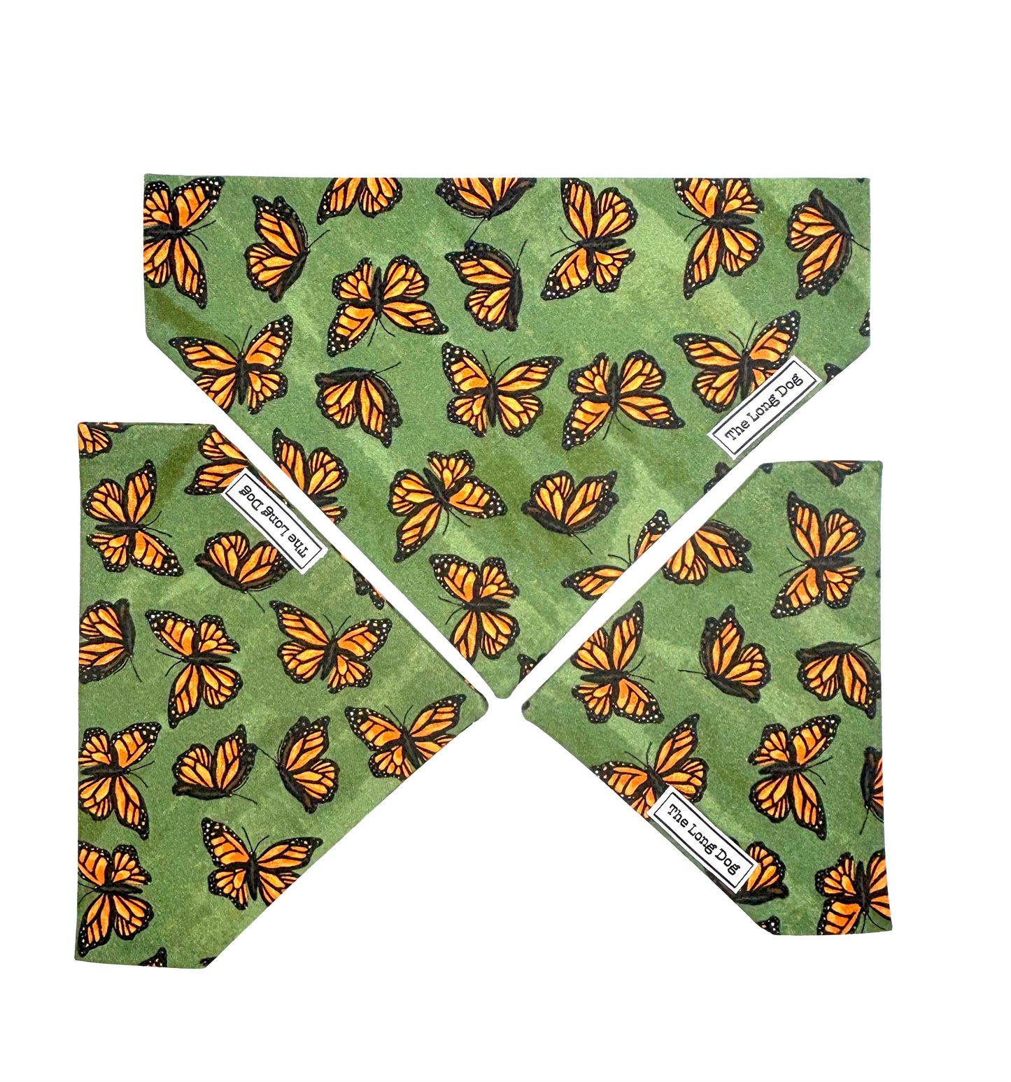 Monarch Butterfly Over the Collar Dog Bandana