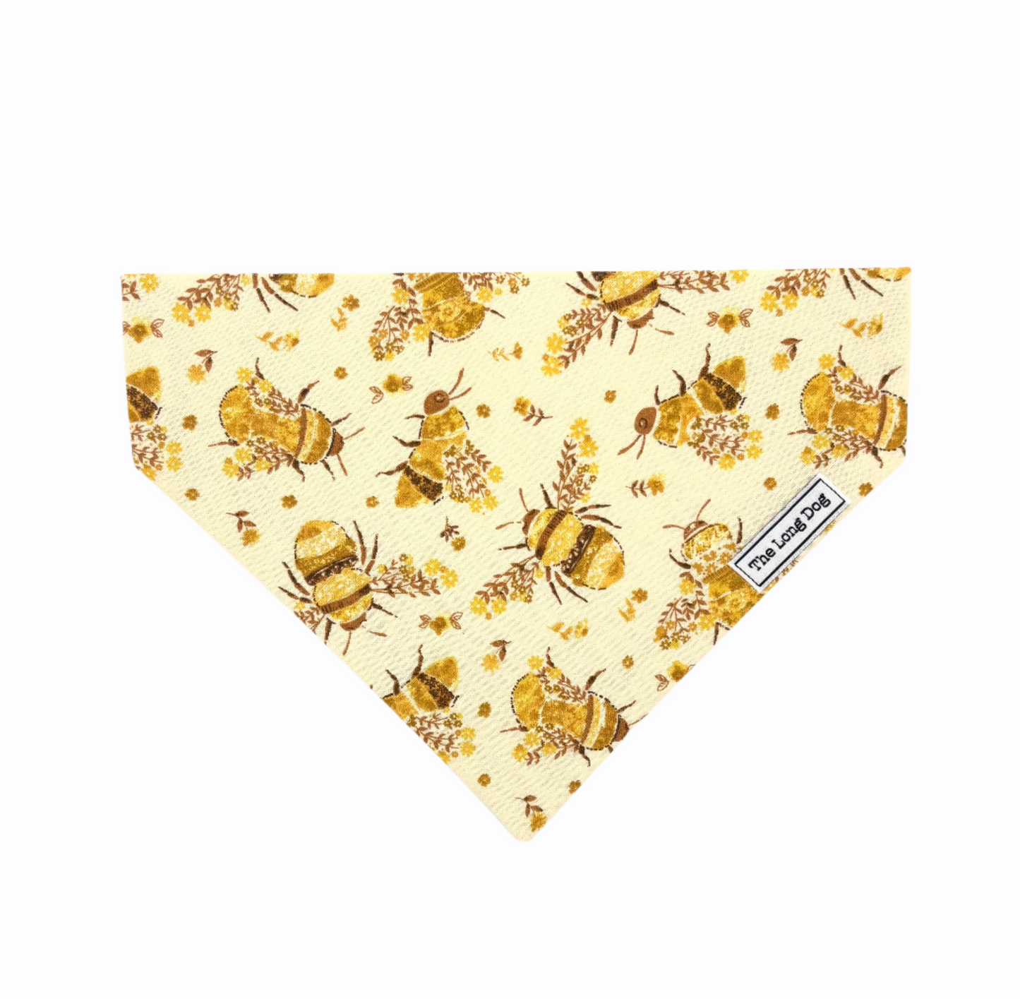 Honeybee Over the Collar Dog Bandana