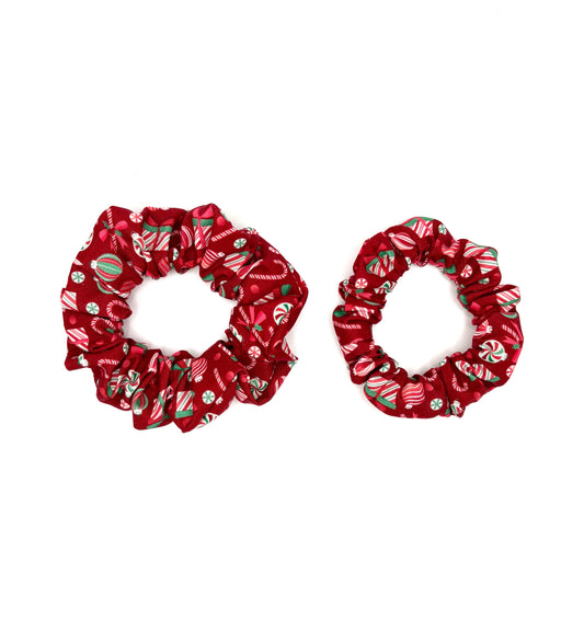 Candy Cane Lane Hair Scrunchie