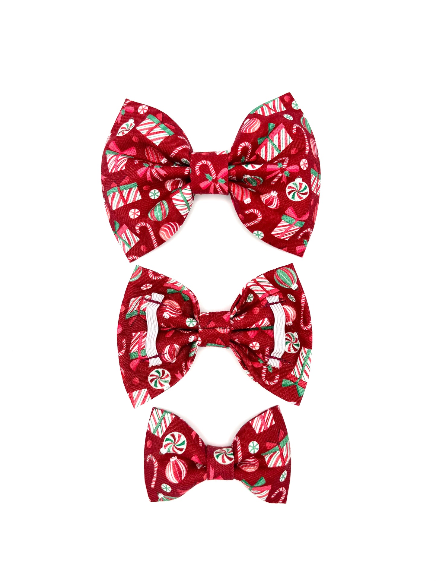 Candy Cane Lane Dog Bow Ties