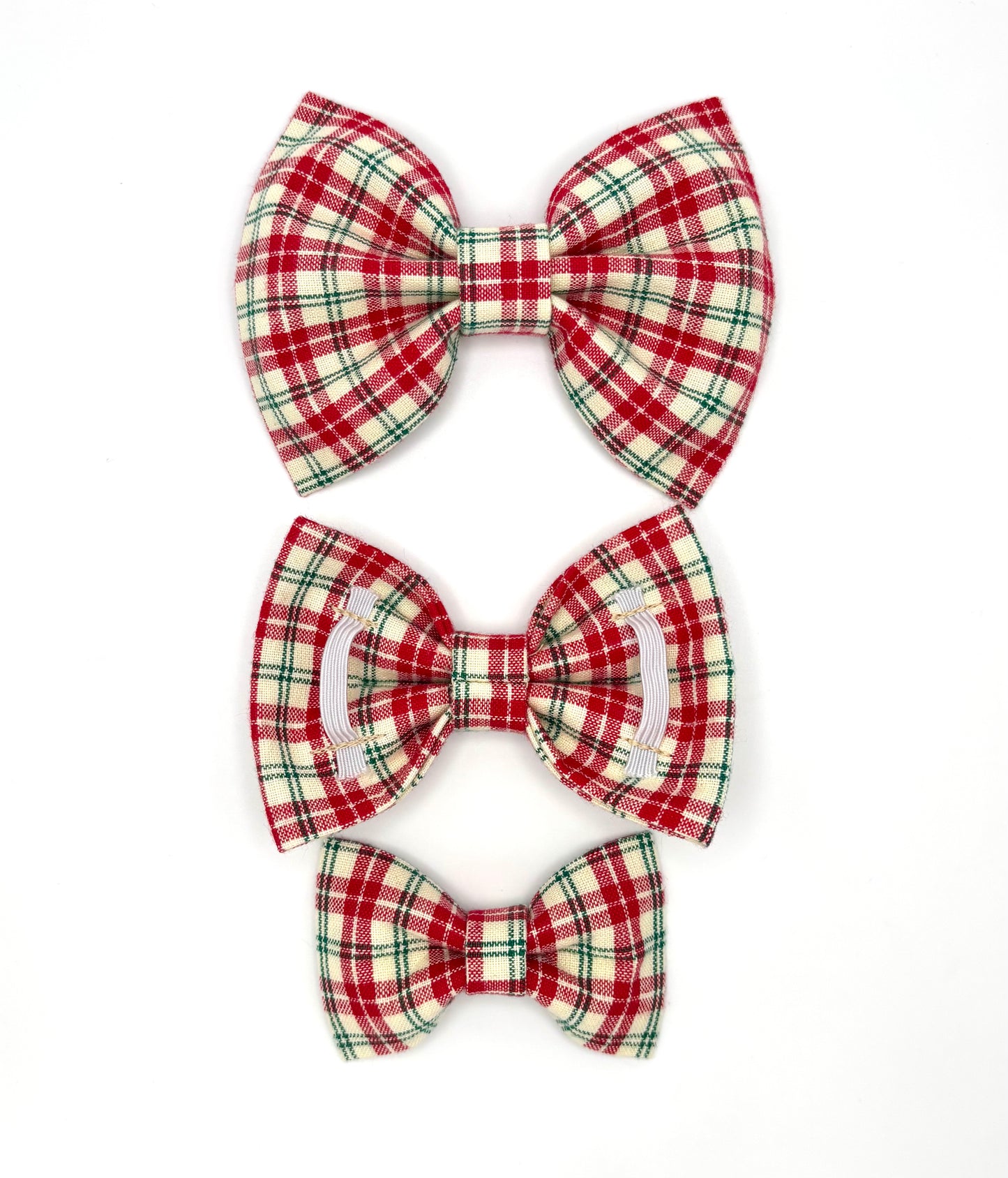 Red Country Christmas Dog Bow Ties