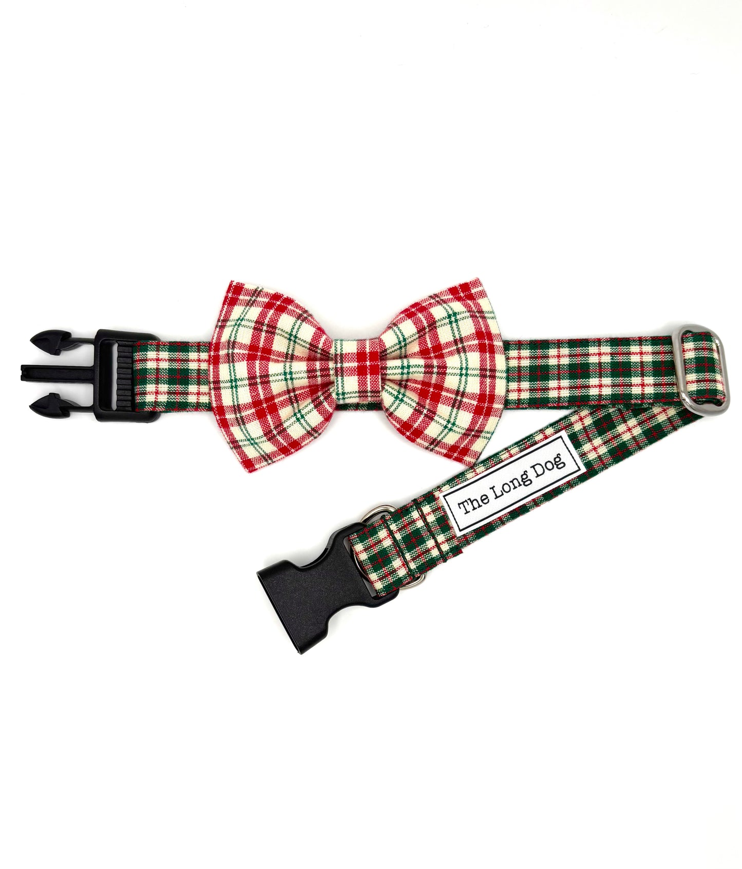 Green Country Christmas Dog Collar