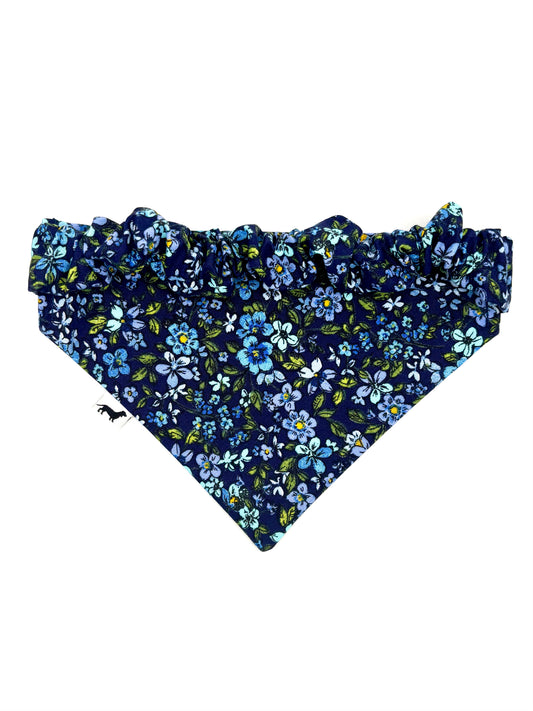 Blue Blossom Dog Bandana