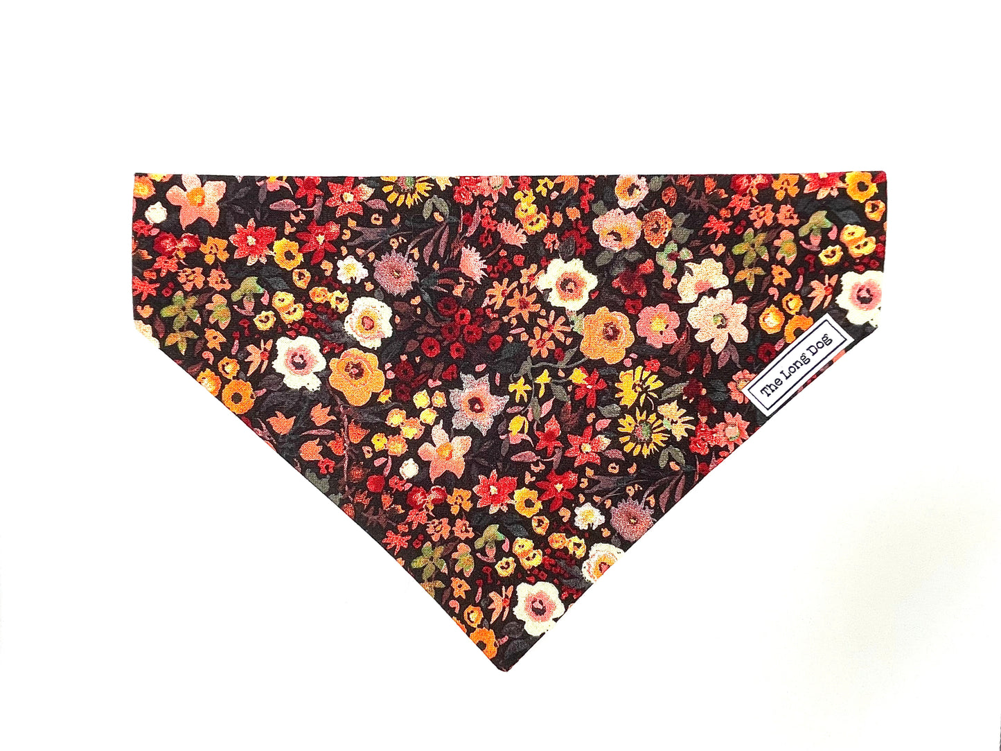 Fall Floral Over the Collar Bandana