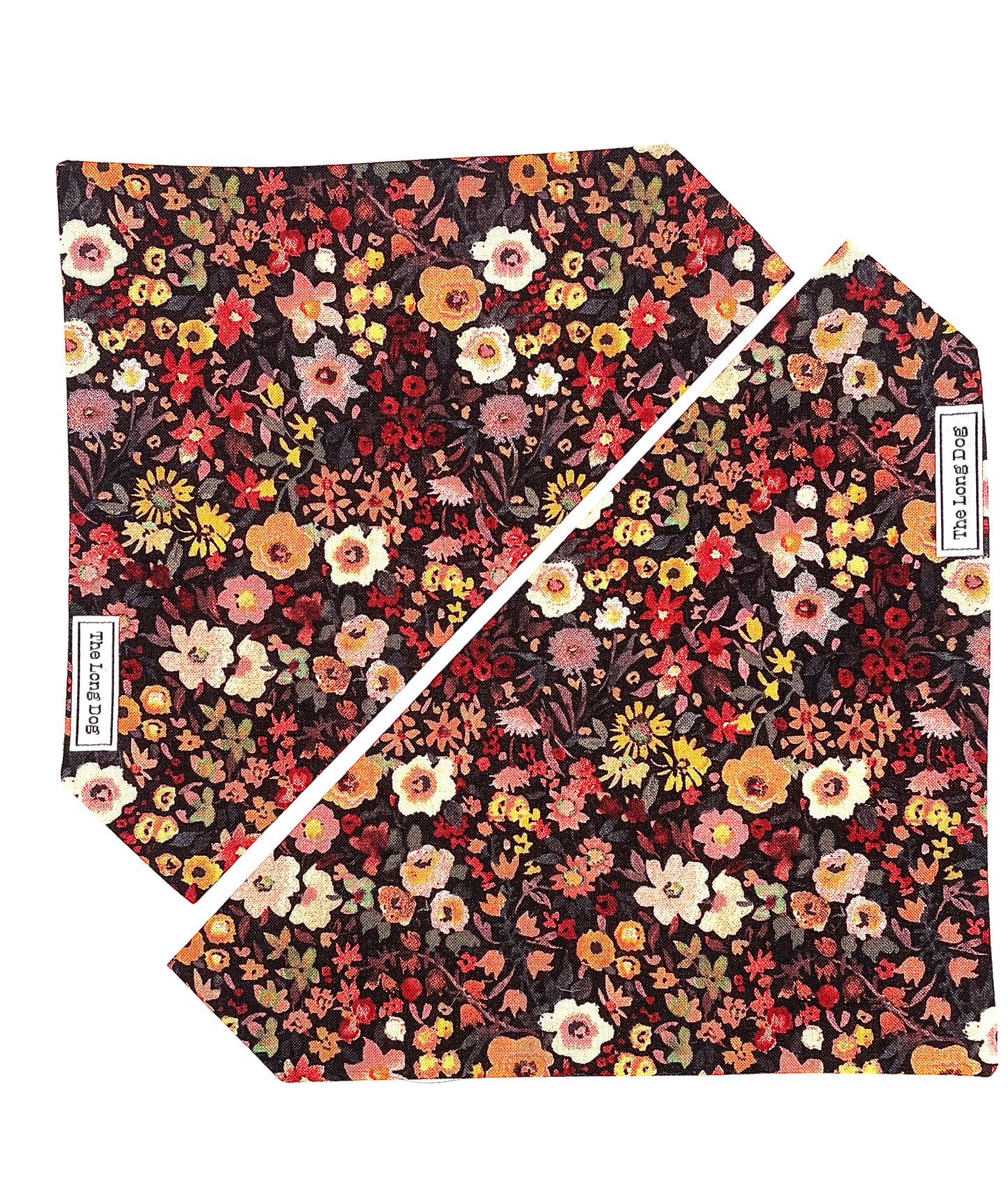 Fall Floral Over the Collar Bandana