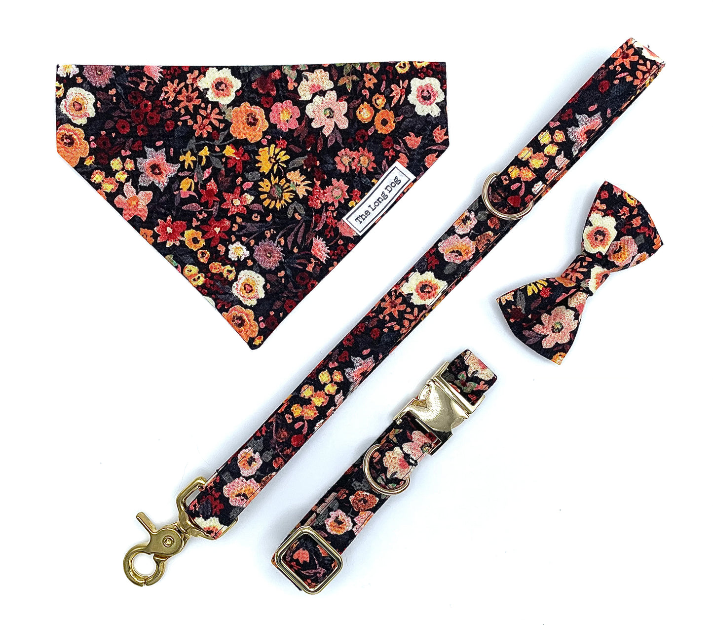 Fall Floral Over the Collar Bandana