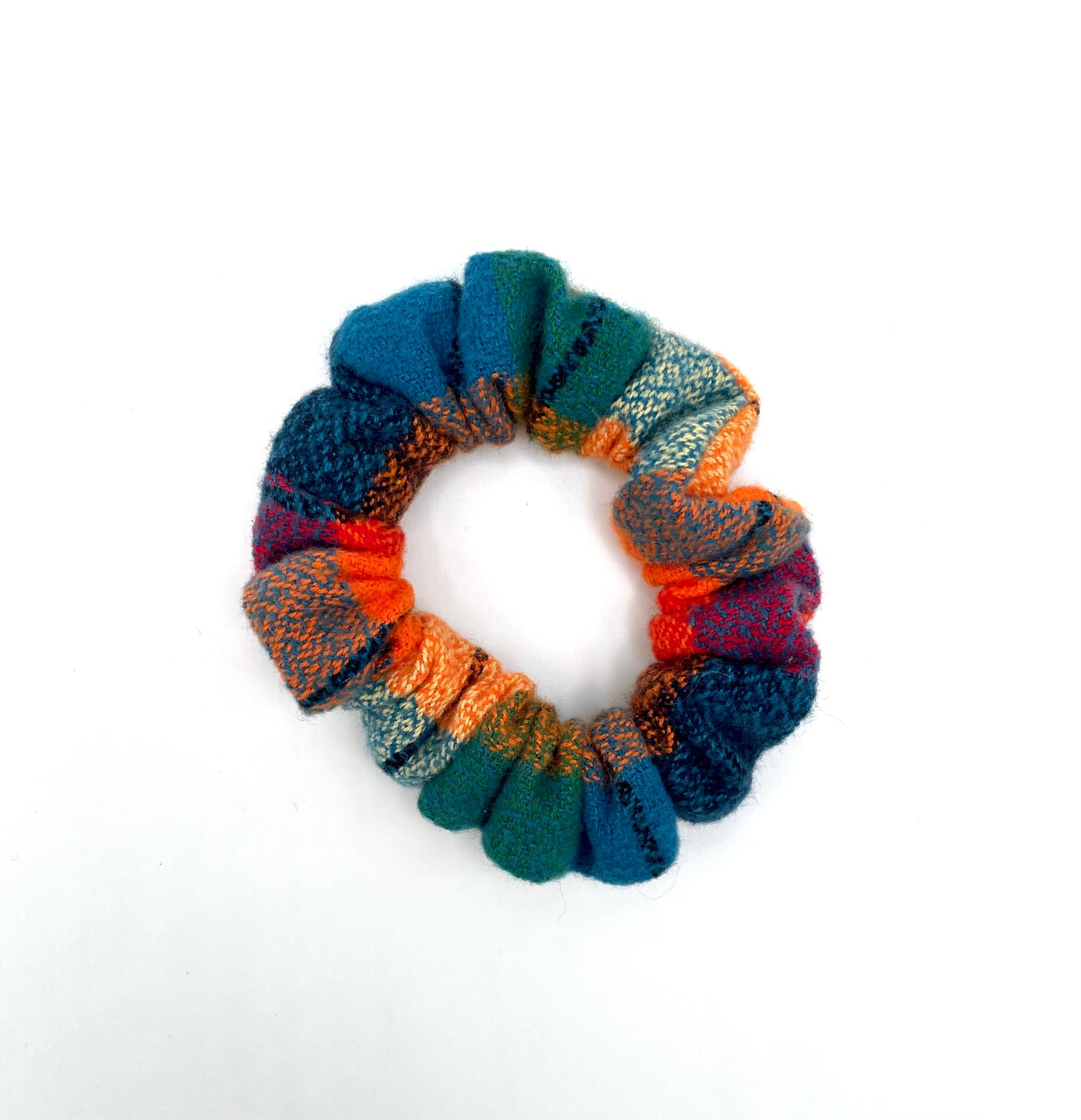 Kaleidoscope Plaid Hair Scrunchie