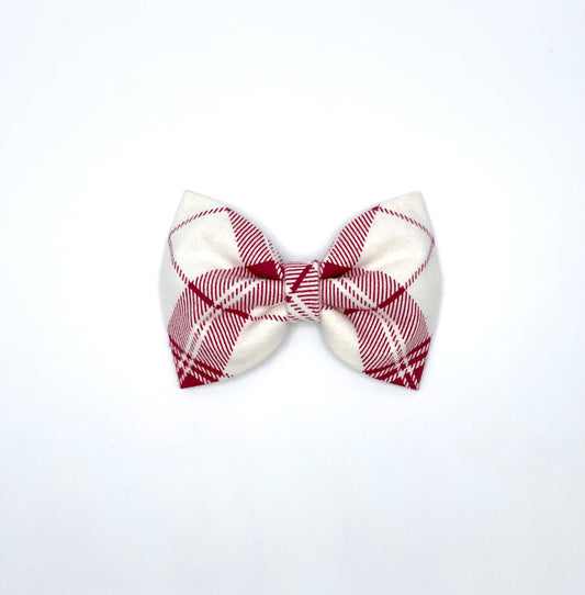 Peppermint Plaid Bow Ties