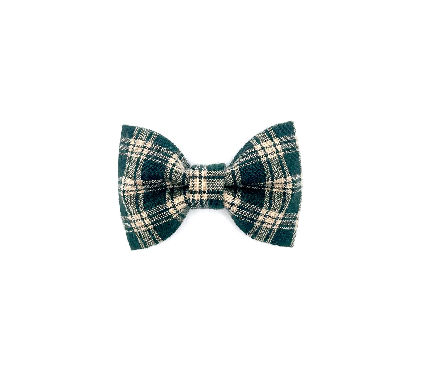 Pine Tree Plaid Dog Bow Ties