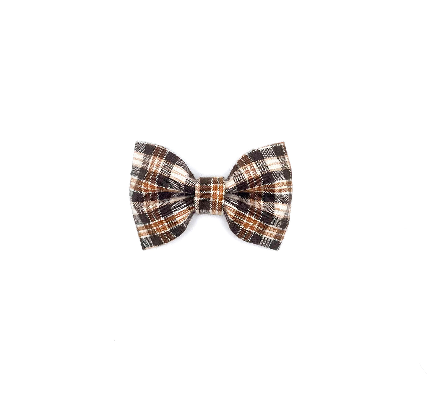 Log Cabin Plaid Dog Bow Ties