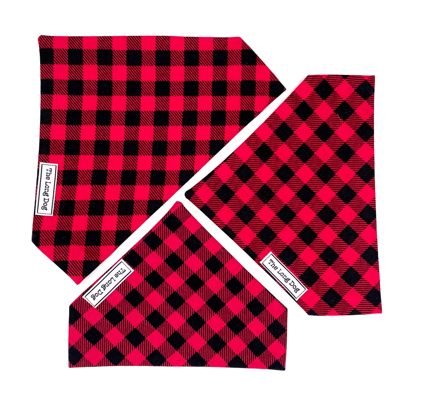 Red Buffalo Plaid Dog Bandana