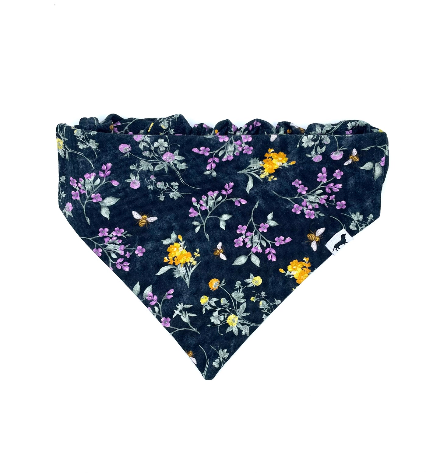 Bumblebee Garden Scrunchie Dog Bandana
