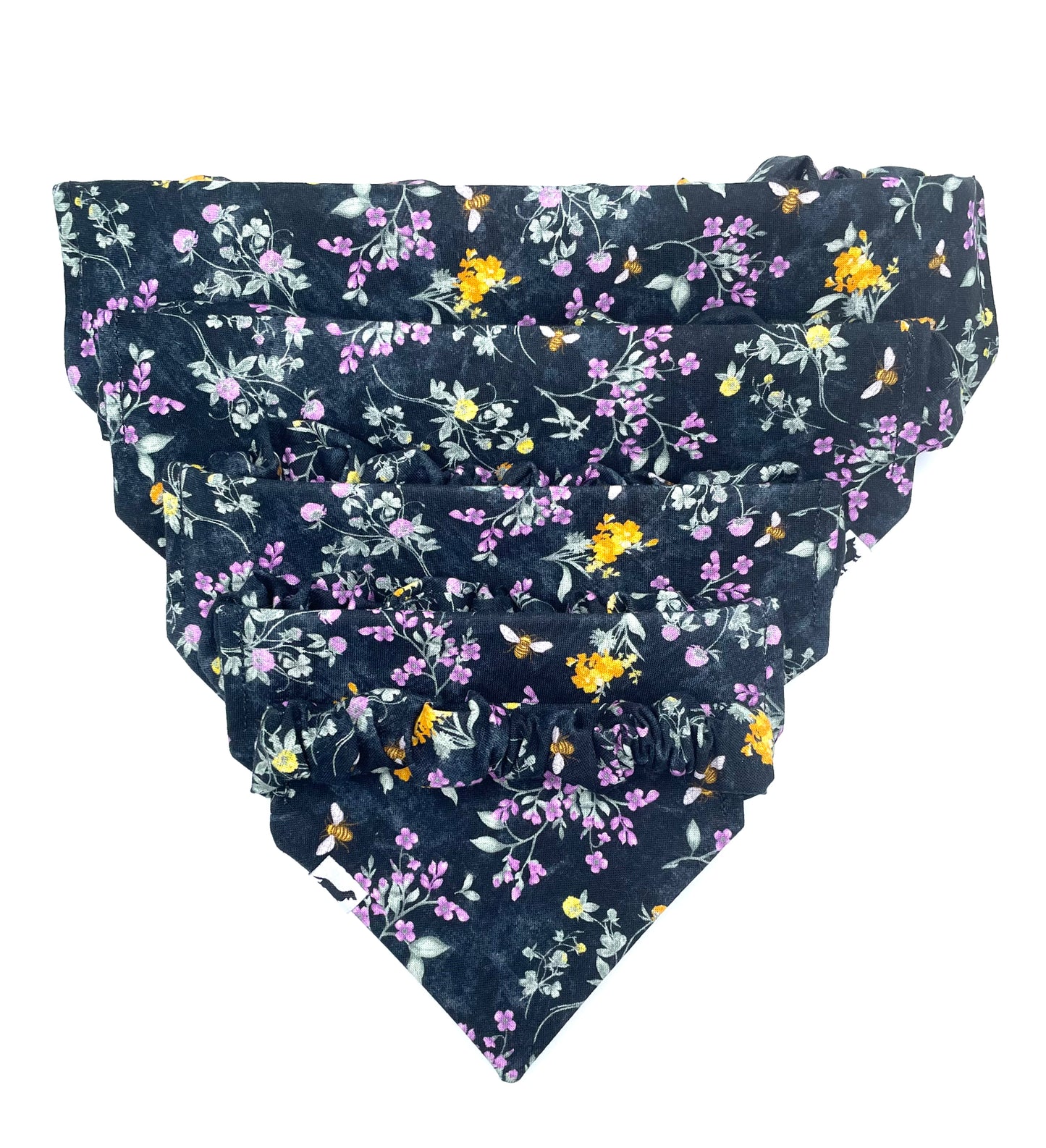 Bumblebee Garden Scrunchie Dog Bandana