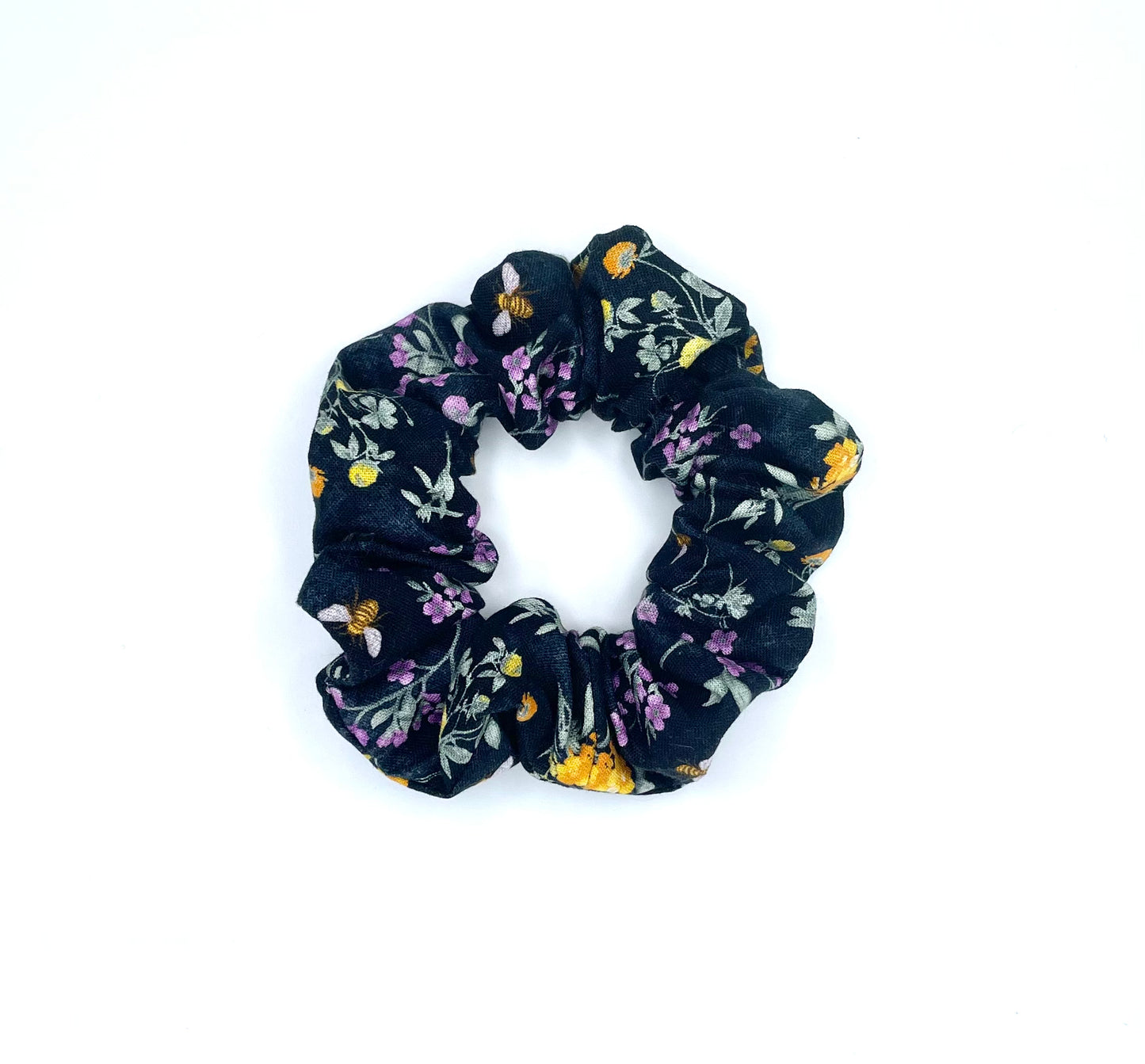 Bumblebee Garden Hair Scrunchie