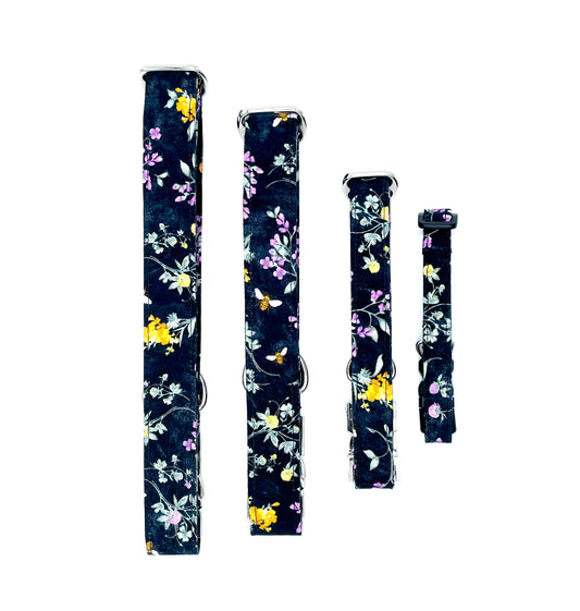 Bumblebee Garden Dog Collar
