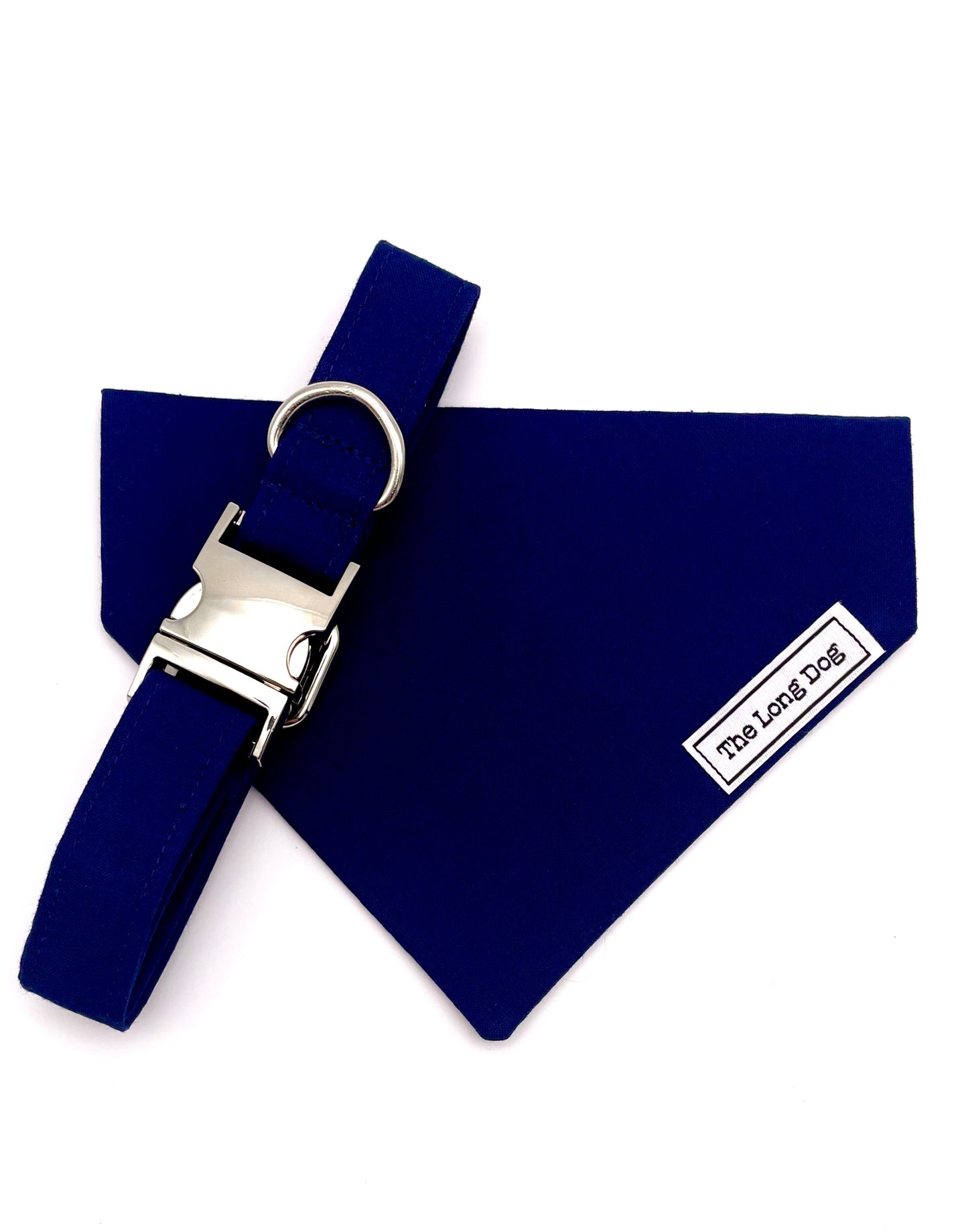 Navy Dog Collar