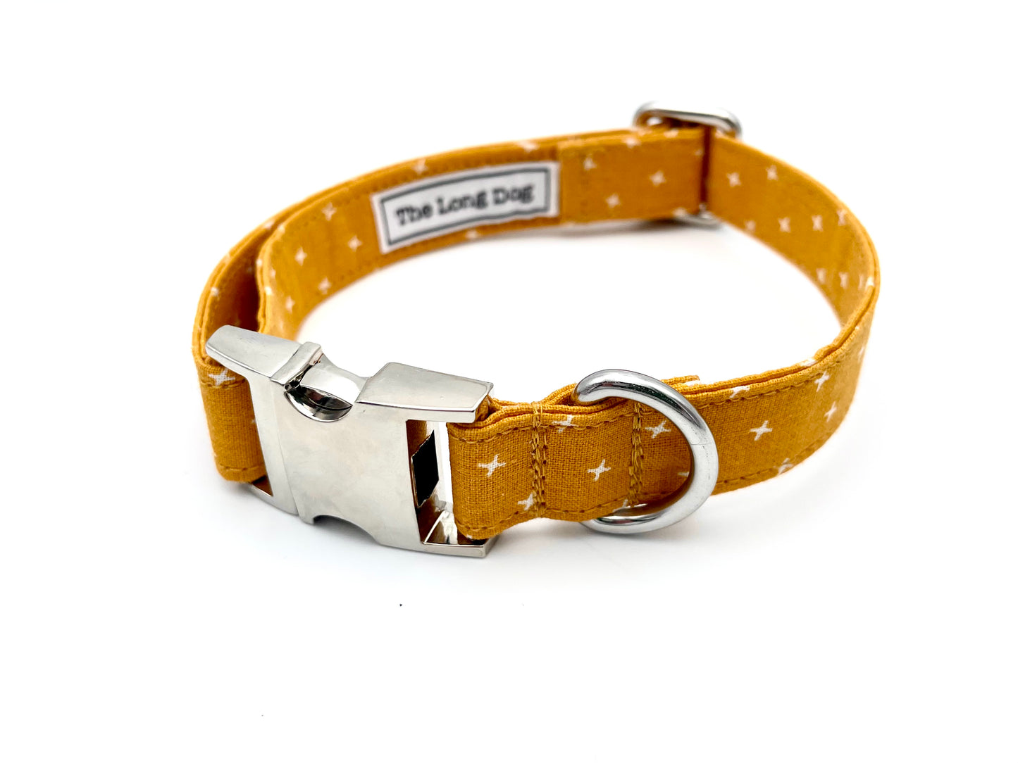 Yellow Plus Dog Collar
