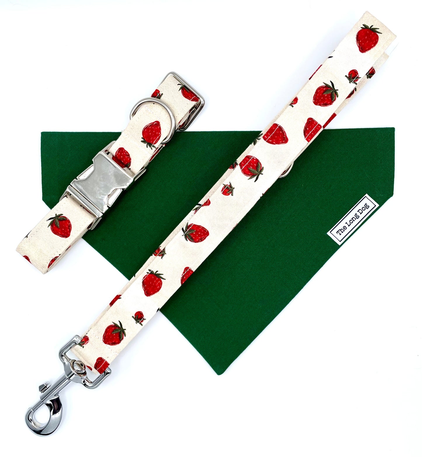 Strawberry Patch Dog Collar