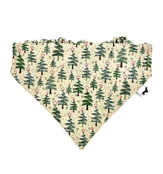 Christmas Tree Farm Scrunchie Dog Bandana