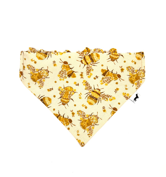 Honeybee Scrunchie Dog Bandana