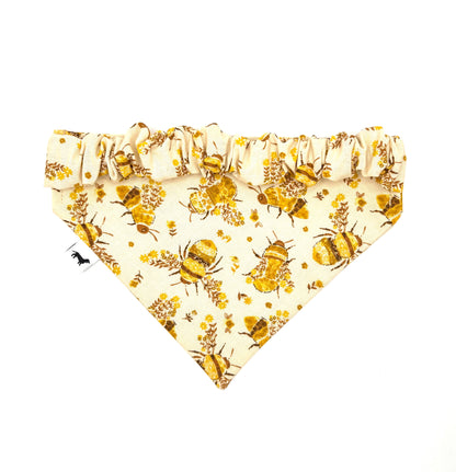 Honeybee Scrunchie Dog Bandana