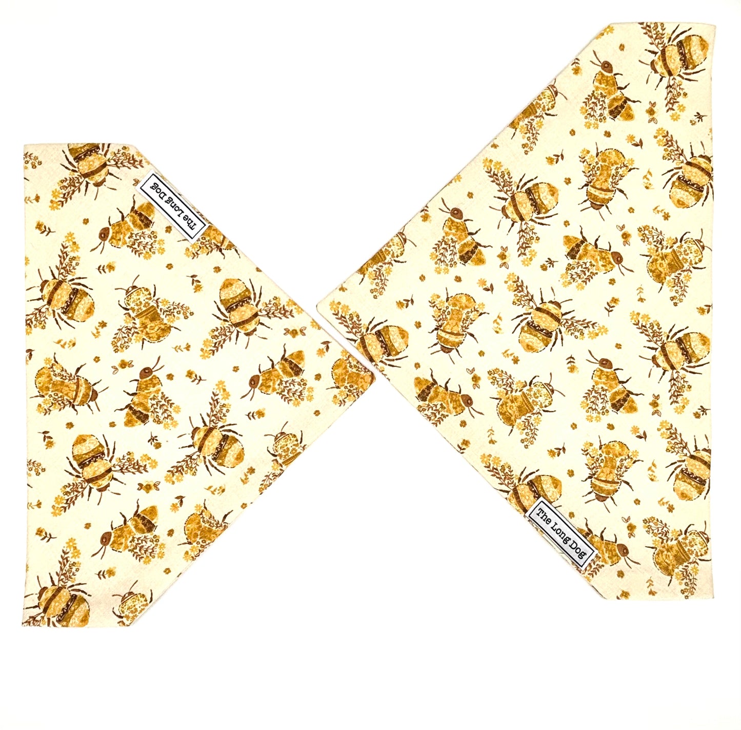 Honeybee Over the Collar Dog Bandana