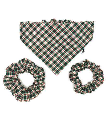 Green Country Christmas Dog Bandana