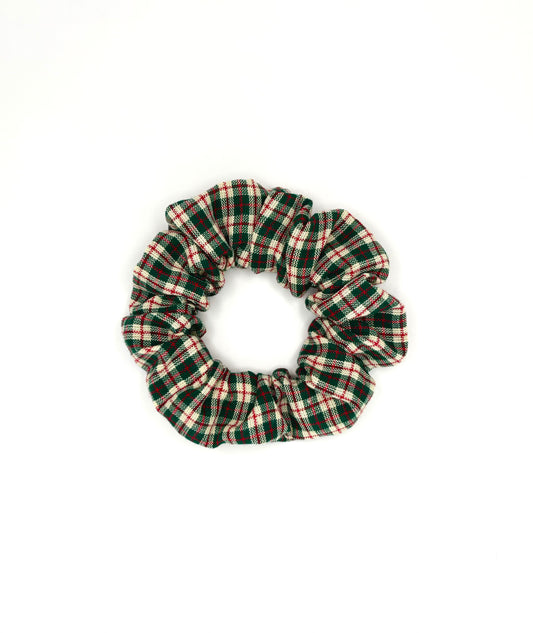 Green Country Christmas Hair Scrunchie