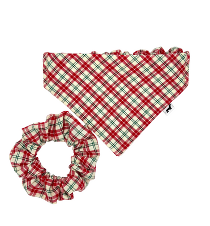 Red Country Christmas Dog Bandana