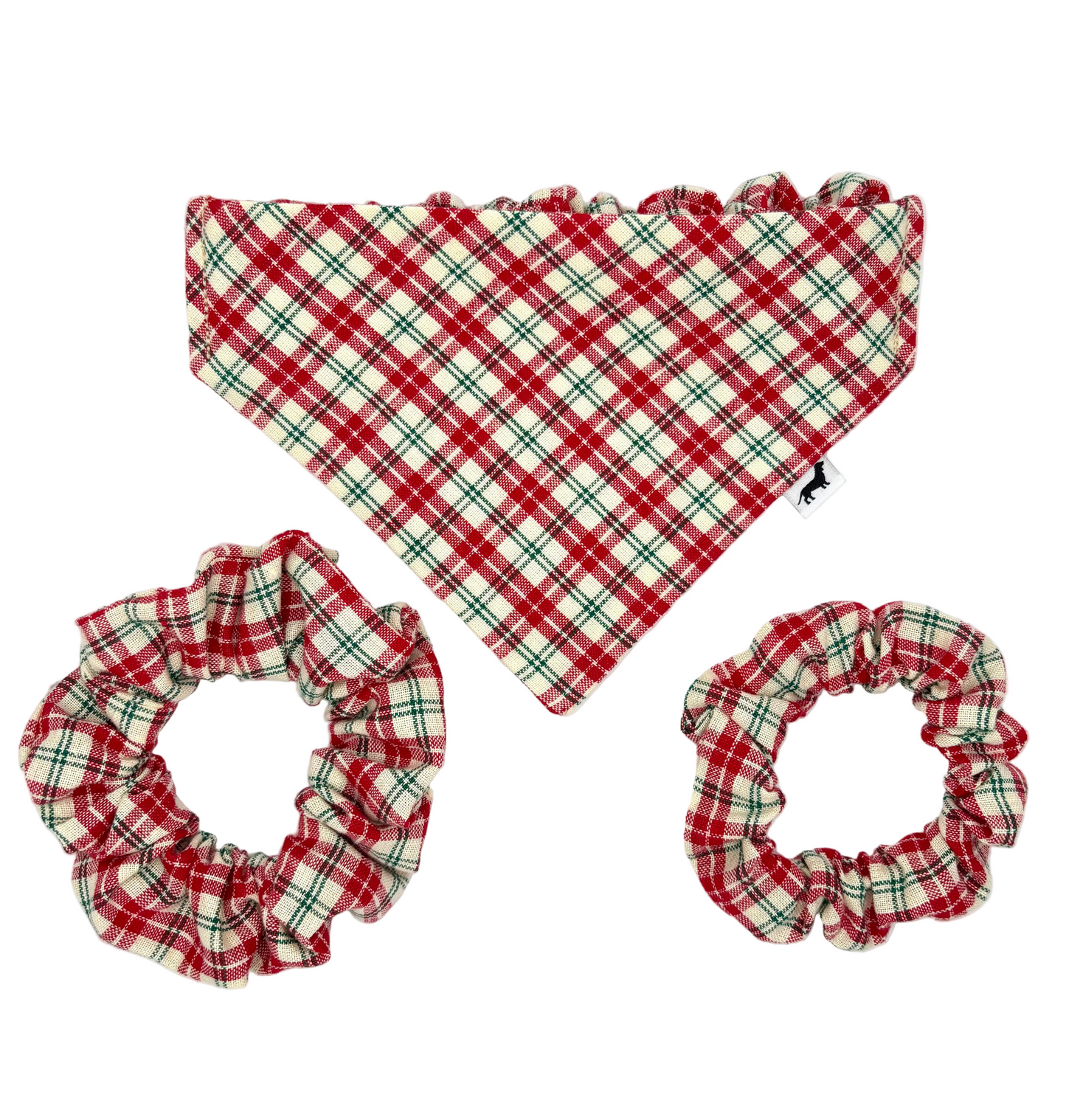 Red Country Christmas Dog Bandana