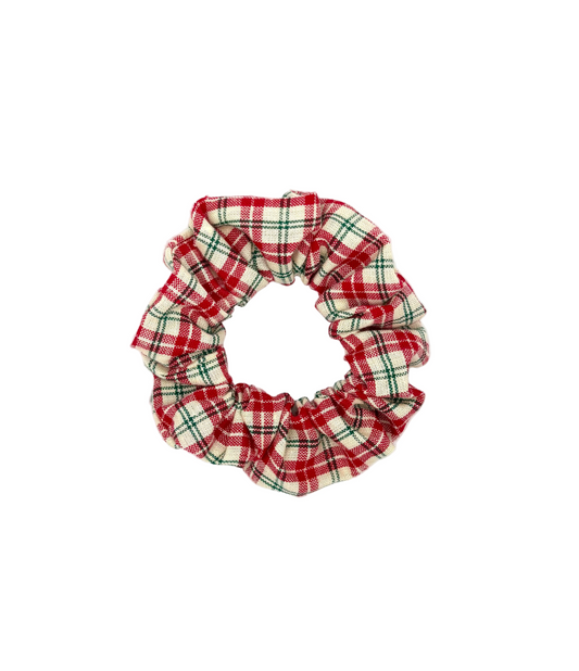Red Country Christmas Hair Scrunchie