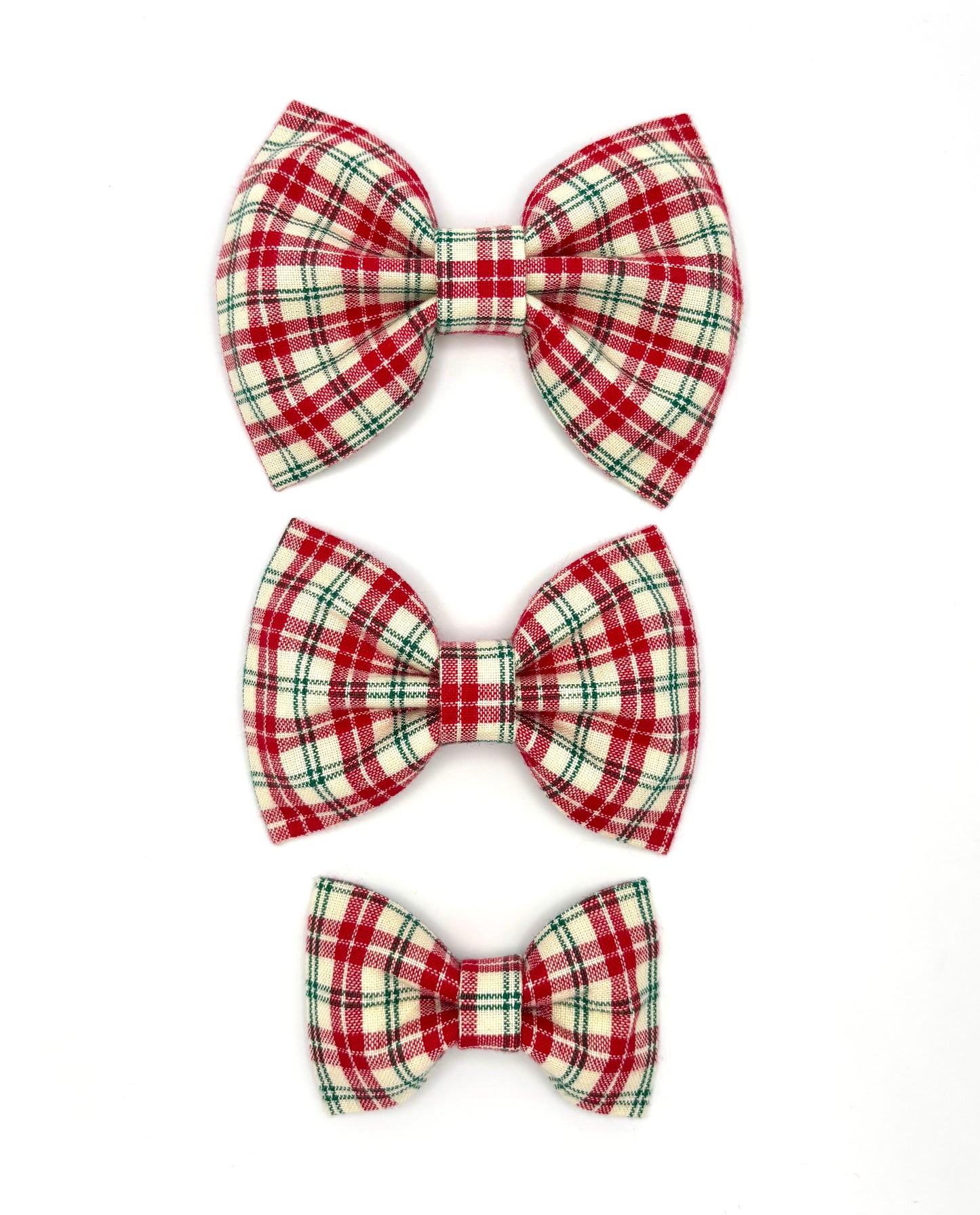 Red Country Christmas Dog Bow Ties