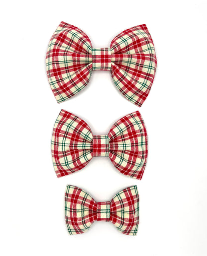 Red Country Christmas Dog Bow Ties