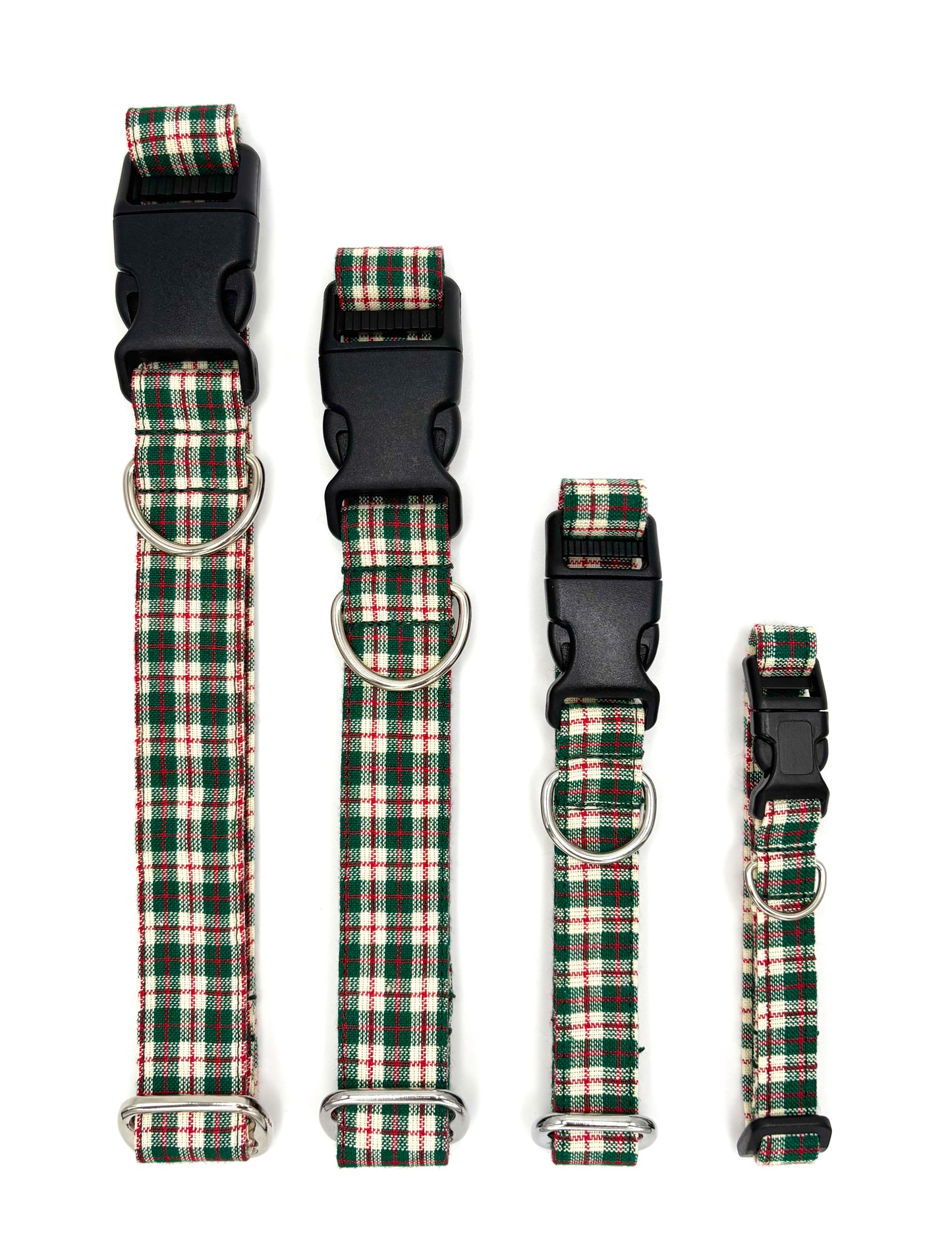 Green Country Christmas Dog Collar