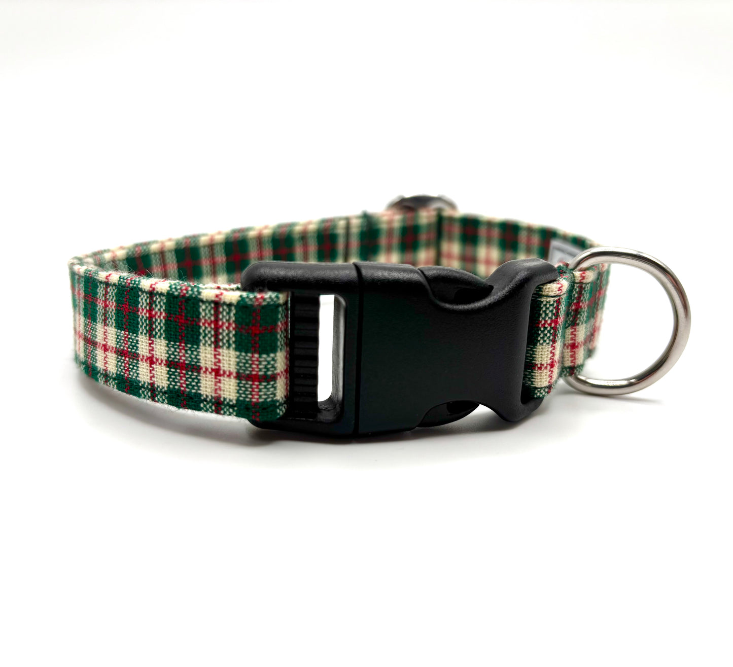 Green Country Christmas Dog Collar