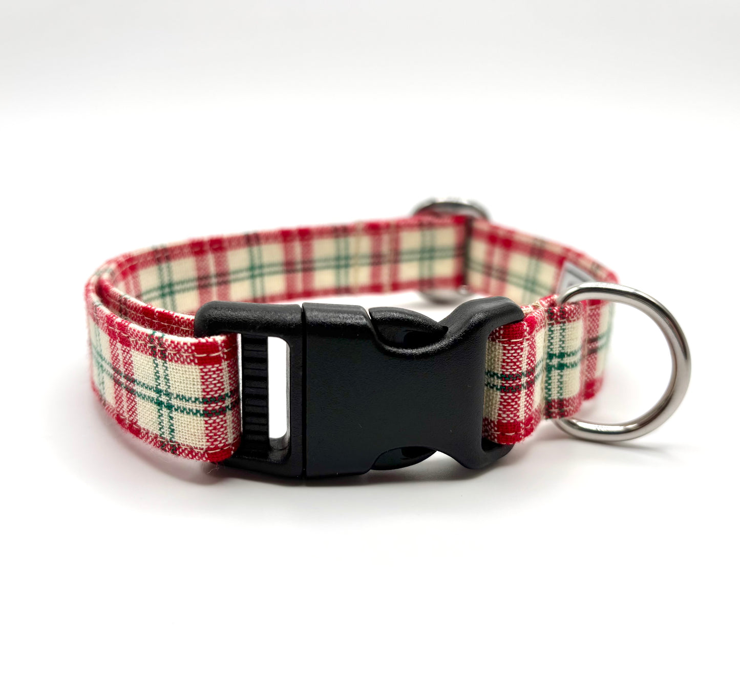 Red Country Christmas Dog Collar