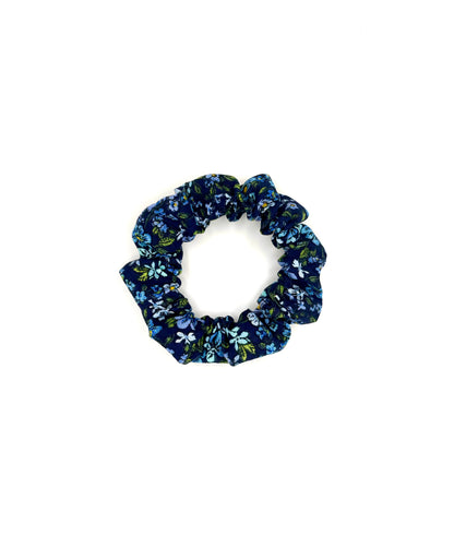 Blue Blossom Hair Scrunchie