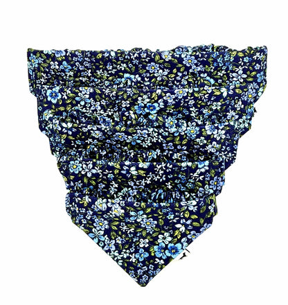 Blue Blossom Dog Bandana