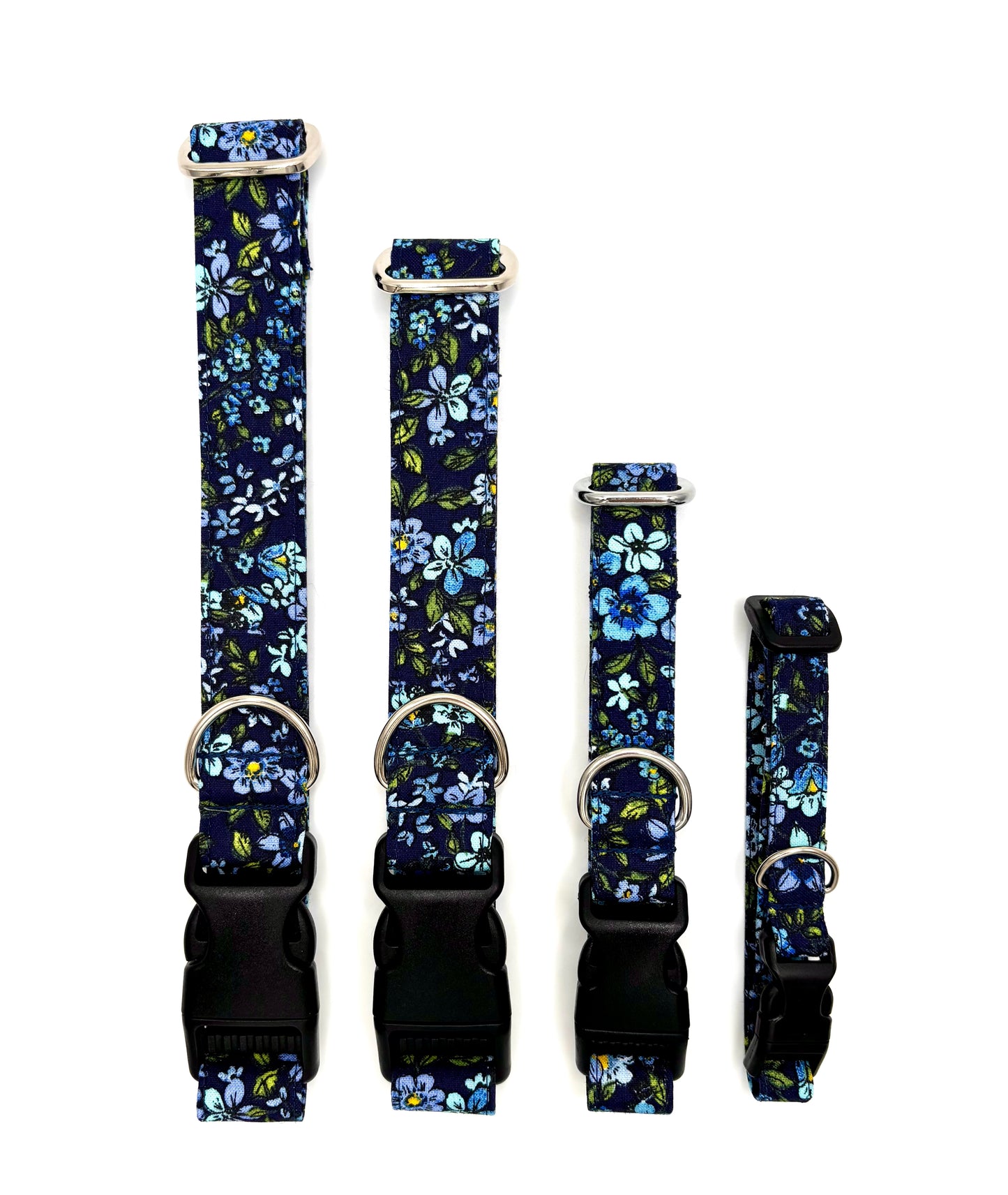 Blue Blossom Dog Collar